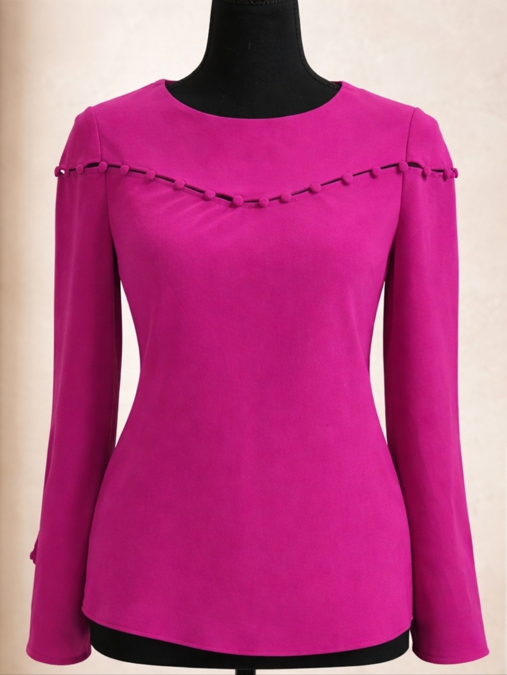 Karen Millen Vibrant Magenta Blouse